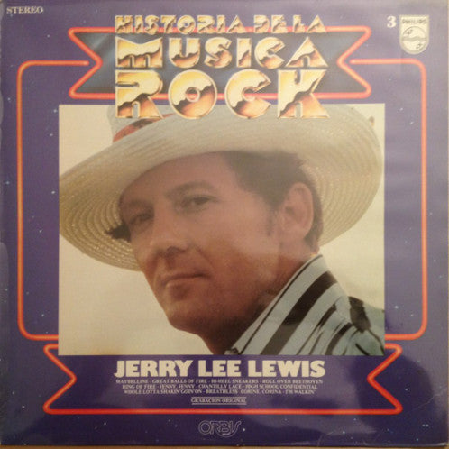 Jerry Lee Lewis - Historia de la música Rock - LP Vinilo (Segunda mano)