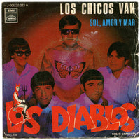 Los Diablos ‎– Los Chicos Van Single vinilo 7'' (Segunda mano)