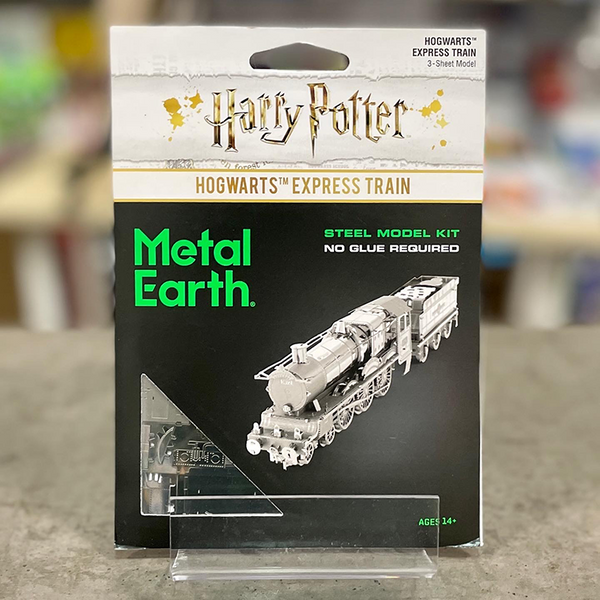 Maqueta plateada Tren Hogwarts Express Metal Earth